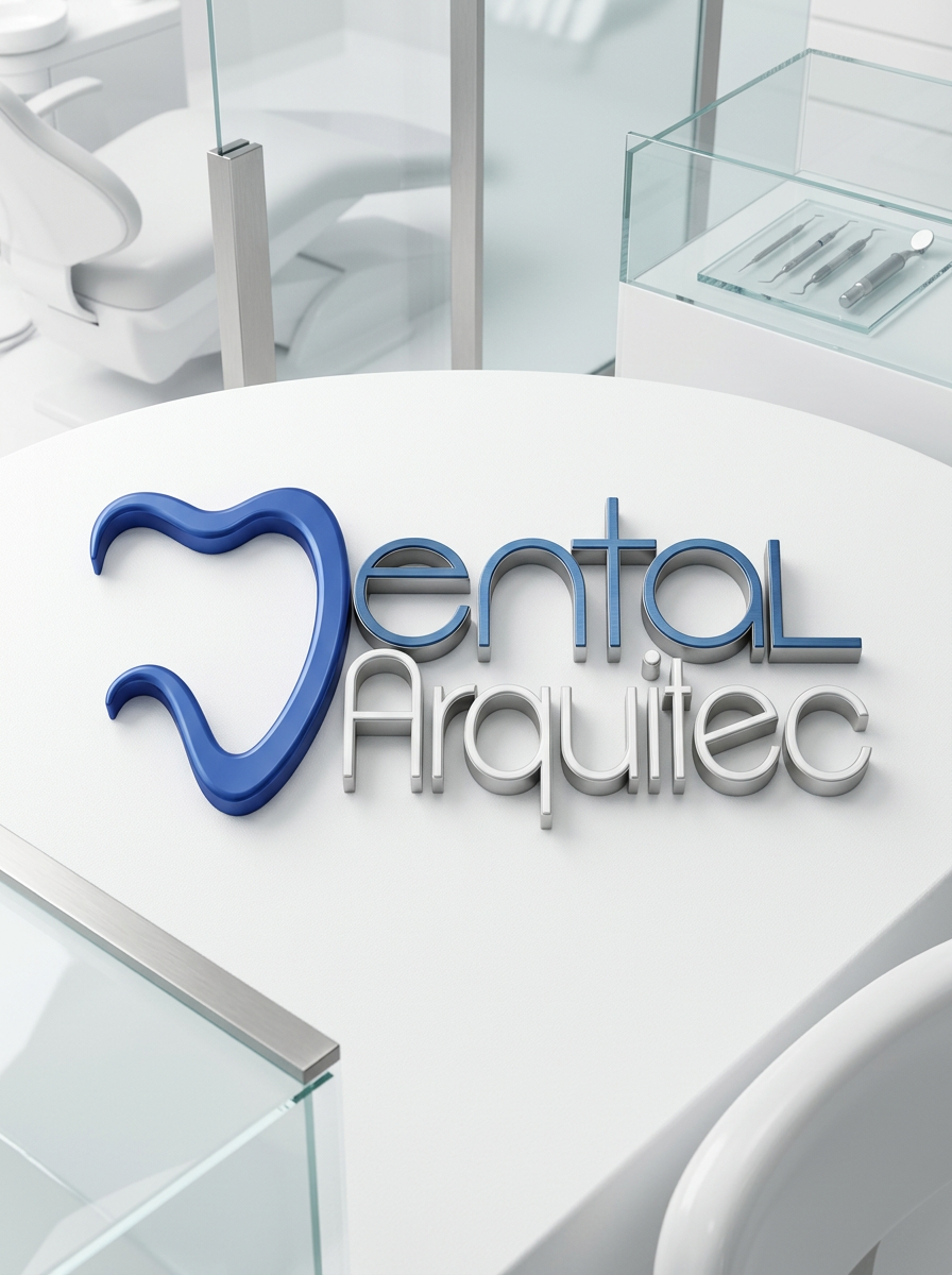 Logo 3D Dental Arquitec en la clínica